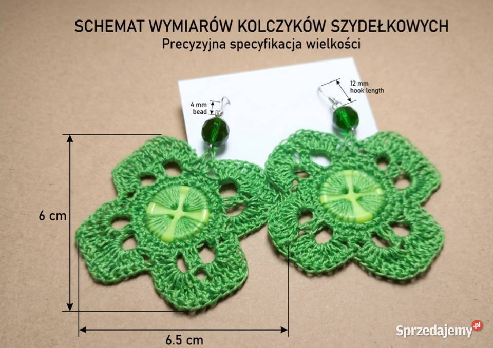 Szydełkowy jubilerkończynki na szczęście Moda i Styl