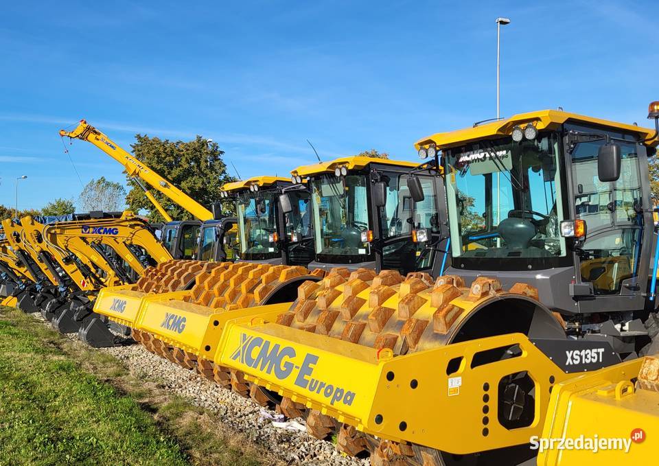 Walec okołkowany XCMG XS135T wielkopolskie Poznań