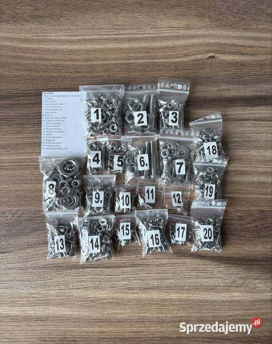 NOWY KOMPLET ŚRUB ŚRUBY NIERDZEWNE OSA M52 Bielsko-Biała sprzedam