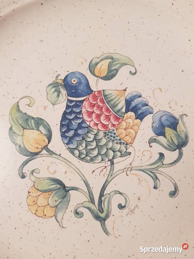 Talerz dekoracyjny Ceramika i szkło wielkopolskie