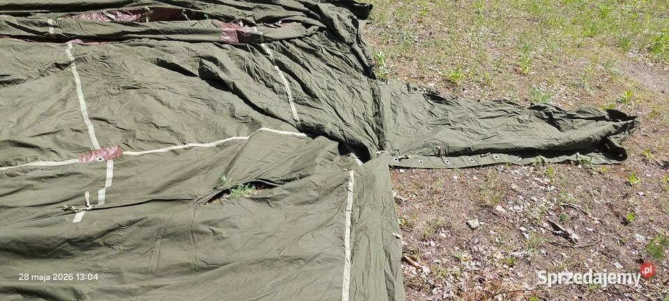 namiot wojskowy plandeka na namiot 5m x 3m Sport i Wypoczynek Piaseczno