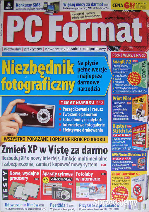 PC Format 1 322 2007 10 egz z dodatkami CD miesięcznik