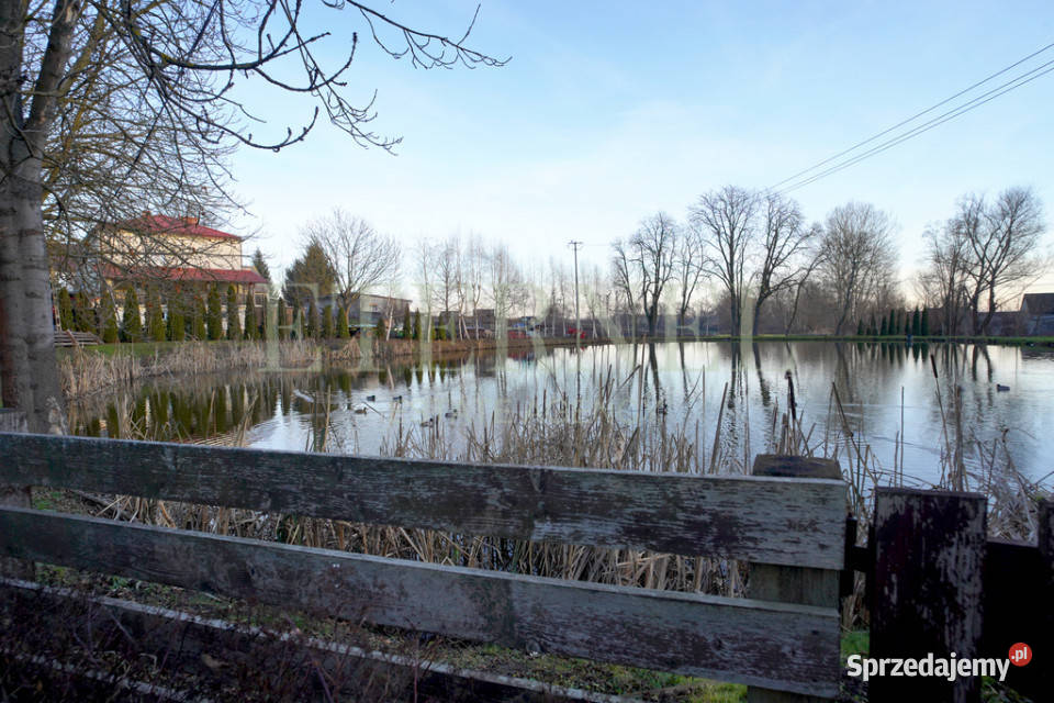 Działka budowlana stawem 12 arów Głęboka małopolskie