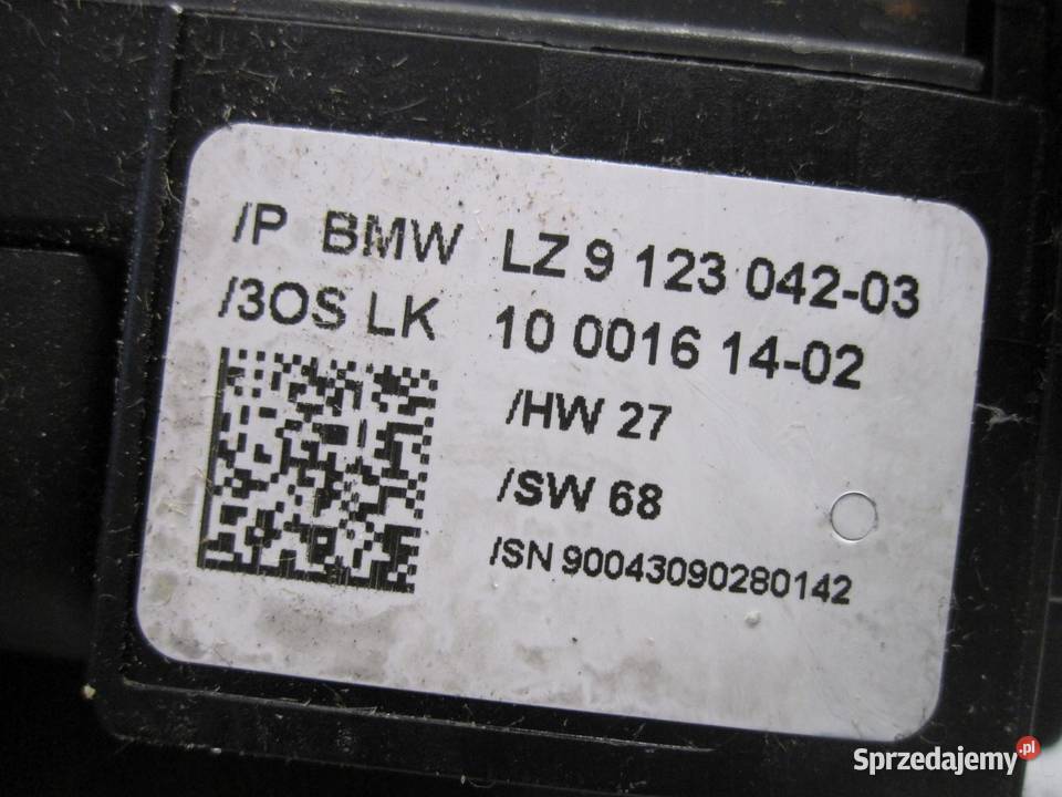 BMW E91 LIFT 09r przełącznik zespolony 9123042