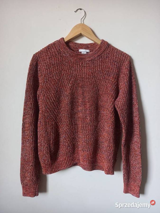 Czerwonopomarańczowy sweter hm pomarańczowy Moda i Styl Warszawa sprzedam