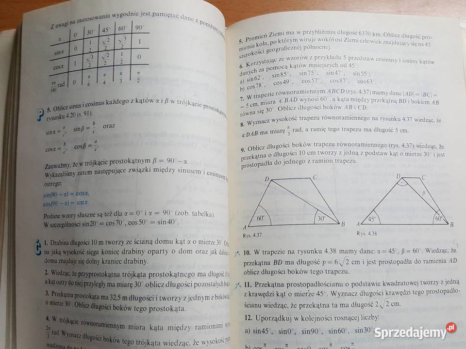 MATEMATYKA 8 podręcznik kl ósmej S Wołodźko Rok wydania 1988