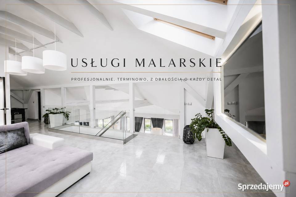 Malowanie ścian i sufitów, malowanie elewacji,malarz, usługi malarskie,