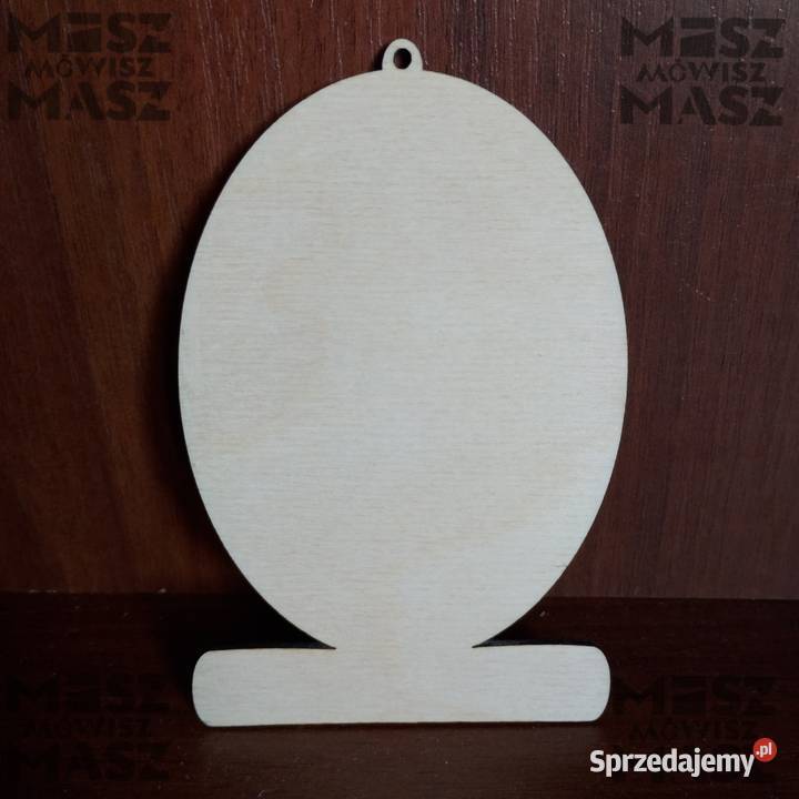 Jajko wielkanocne zawieszka drewniana 13 Racot sprzedam