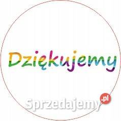 Naklejki wlepki Dziękujemy 50 20 Kamionna sprzedam