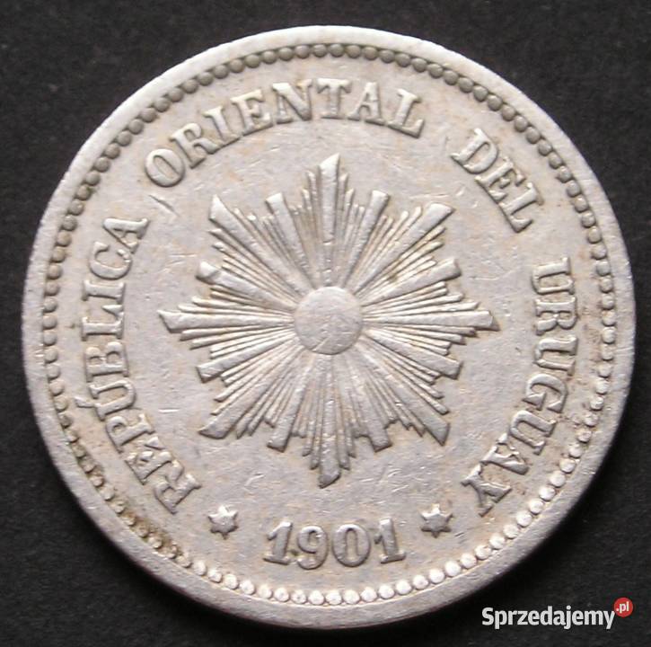 URUGWAJ 2 centesimos 1901 łódzkie Łódź