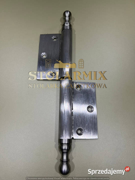 Zawias do starych drzwi bezprzylgowych ZBF 36L Paterek