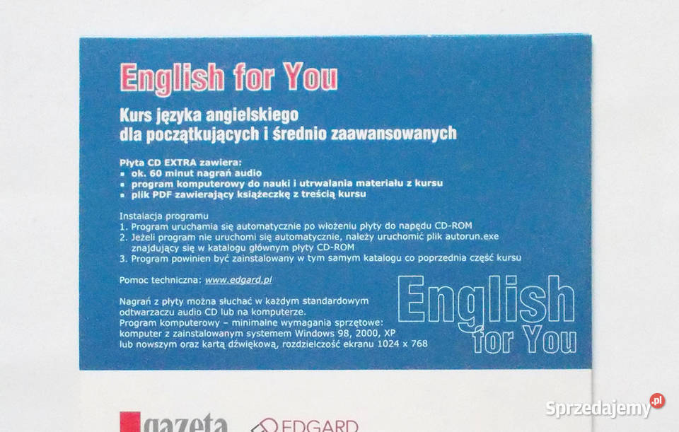 nauka języka angielskiego na płycie cd English Opole