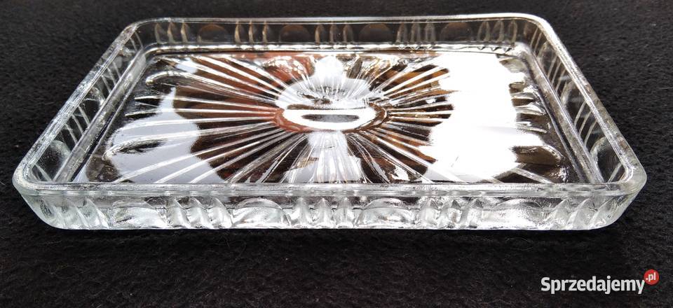 Półmisek kryształowy szkło tacka podstawka sprzedam