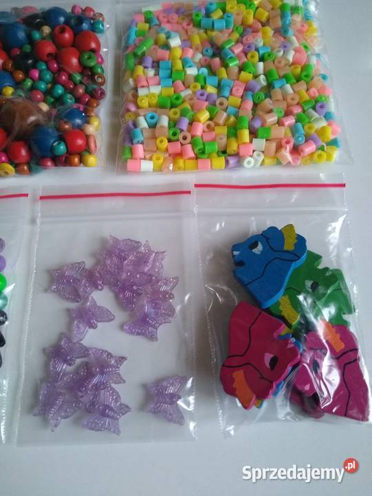 Koraliki MIX Drewno Plastik Gdańsk