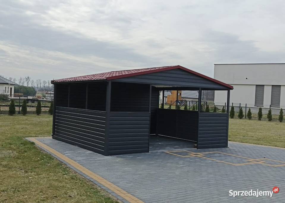 Wiata Śmietnikowa 6x5 Ciemny Grafit MAT Dach sprzedam