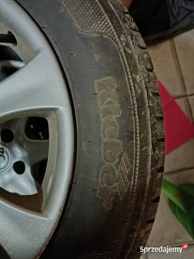 Całe koła alufelgi 4x100 opony kleber 18565r15 śląskie Bodziejowice