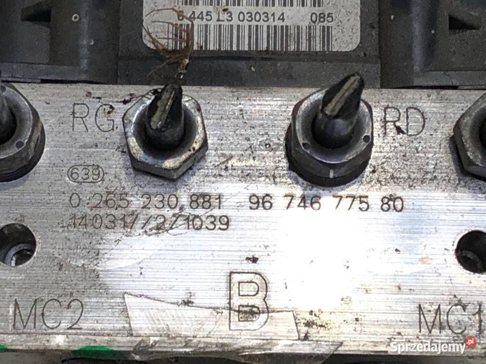 POMPA ABS PEUGEOT 3008 9674677580 16 114 0917