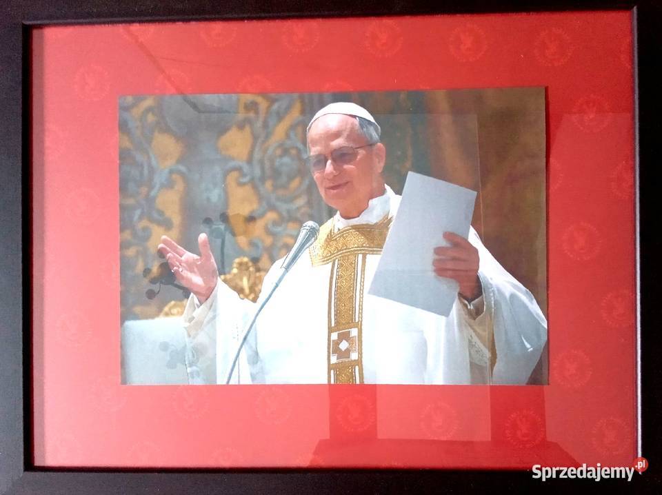 139 04 Obraz 30x40 Papież Leon XIV Robert Pozostałe Warka sprzedam