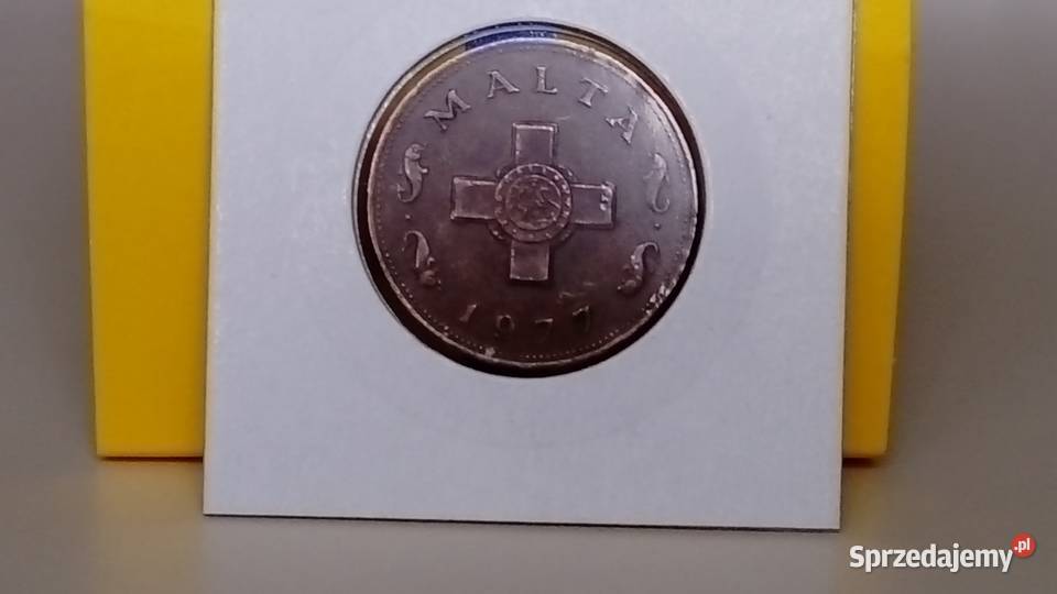 Moneta 1 cent 1977 r Malta