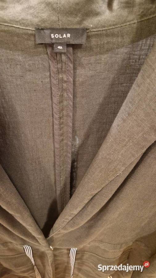 ŻAKIET marki Solar damski lniany zielony Lublin sprzedam
