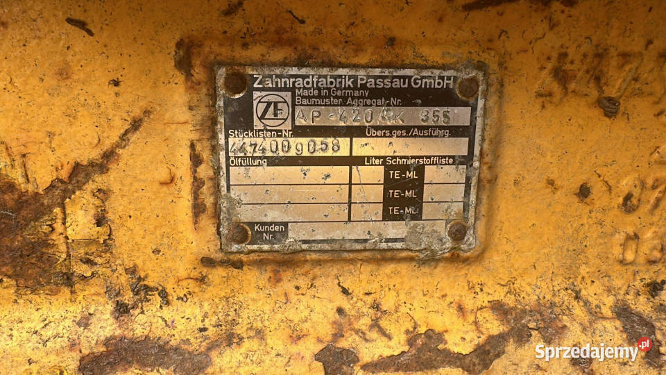 Zettelmeyer ZL5002 most ZF AP420 4474009058 Jastrzębniki