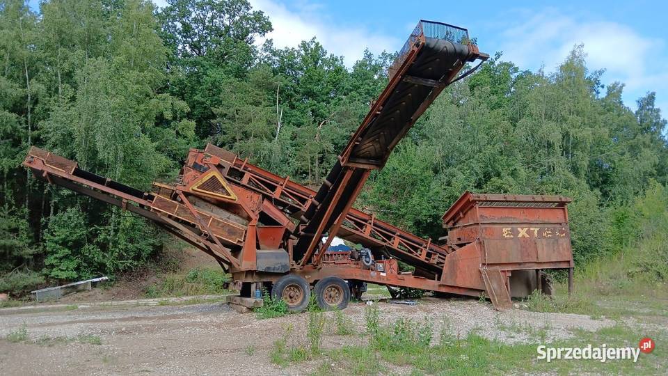 Przesiewacz Extec 5000 S wymianie silnika Środa Śląska