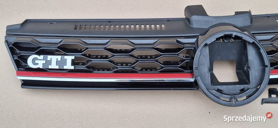 VW GOLF 7 VII GTI GRILL ATRAPA EMBLEMAT Bieleń