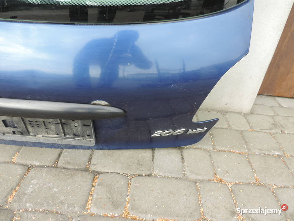KLAPA TYLNA BAGAŻNIKA PEUGEOT 206 EGED Klapy bagażnika Nowy Sącz sprzedam