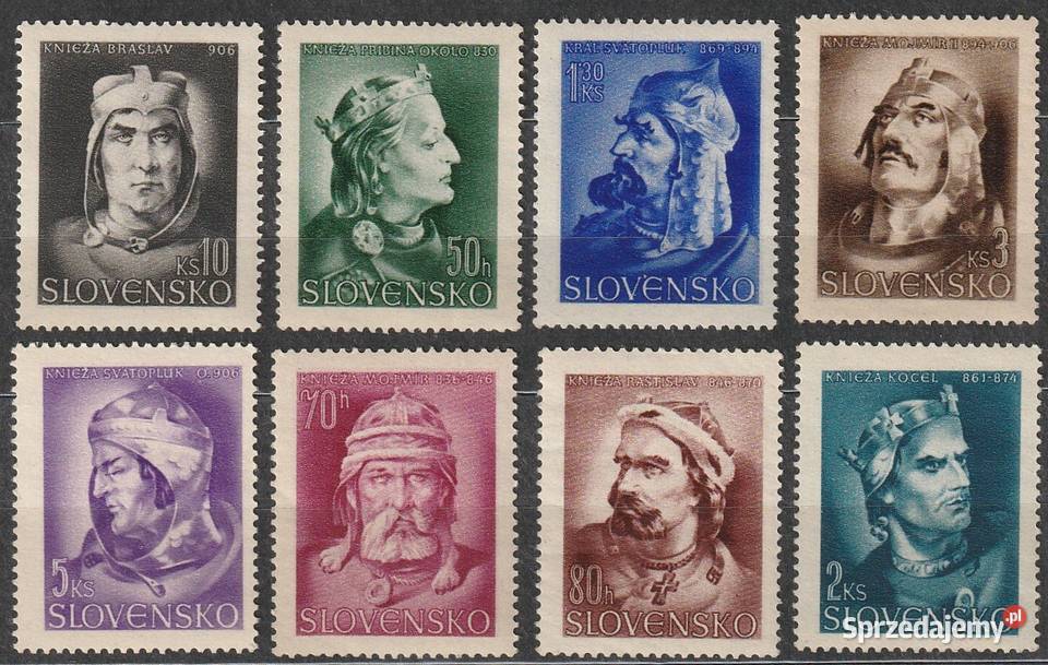 SŁOWACJA POCZET WŁADCÓW 1944 CZYSTE Kolekcje łódzkie sprzedam