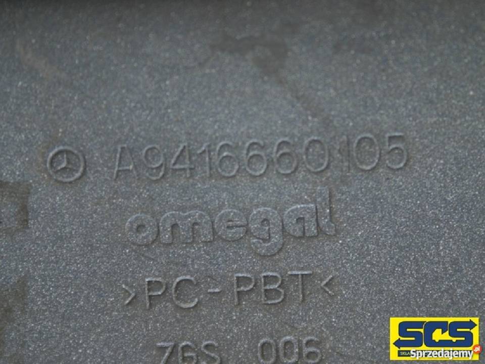 MERCEDES ACTROS MP1 ZAŚLEPKA KRATKA W STOPIEŃ Bieleń