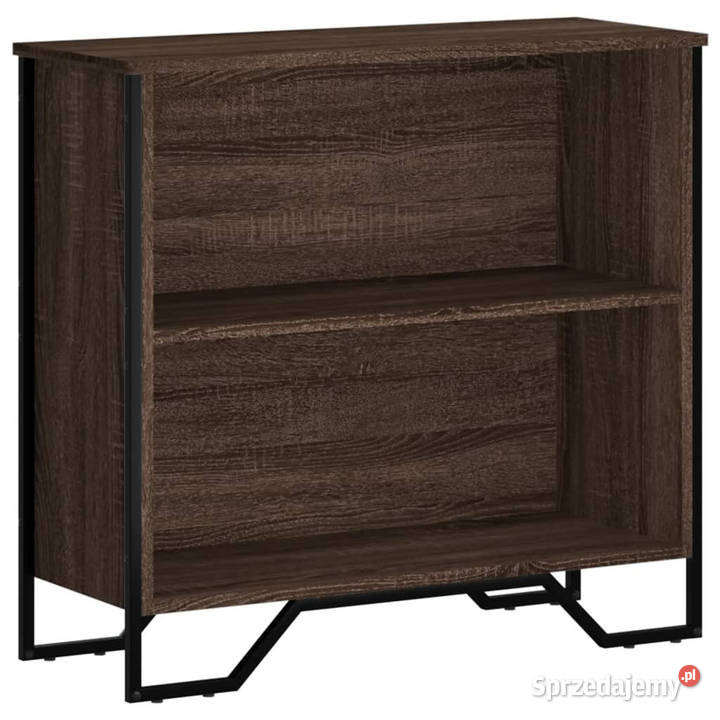 Regał brązowy dąb 80x31x745 materiał
