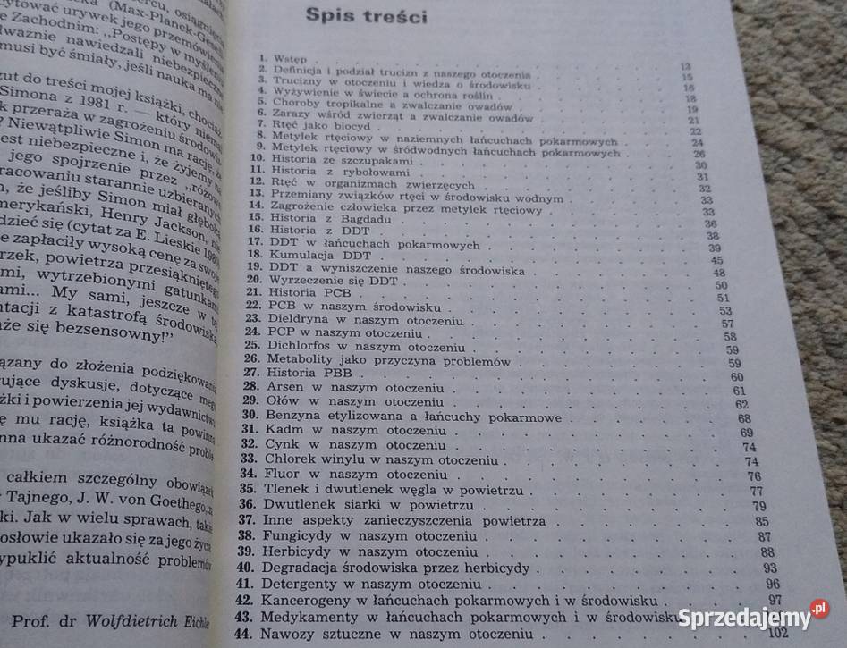 Trucizny w naszym pożywieniu Wolfdietrich chemia pomorskie Gdańsk