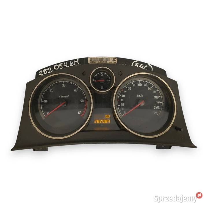 LICZNIK ZEGARY 13267567 UX Opel Astra H Zafira B Chełm sprzedam