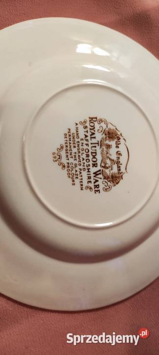 Talerzyki deserowe Royal Tudor Staffordshire Wrocław