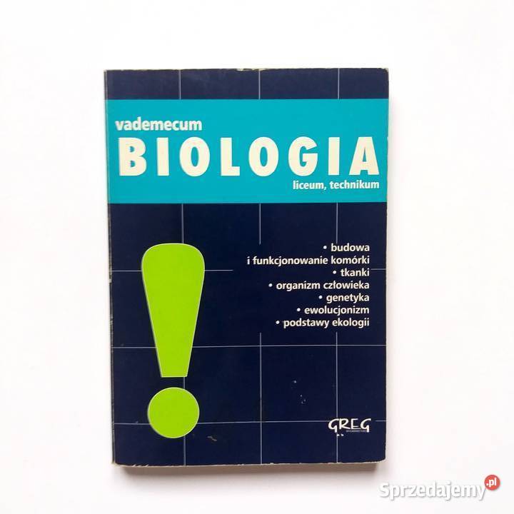 Joanna Fuerst Biologia Vademecum miękka Kultura i Rozrywka