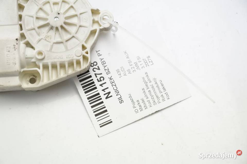 4F0959802C A6 C6 SILNICZEK SZYBY PT Lipno