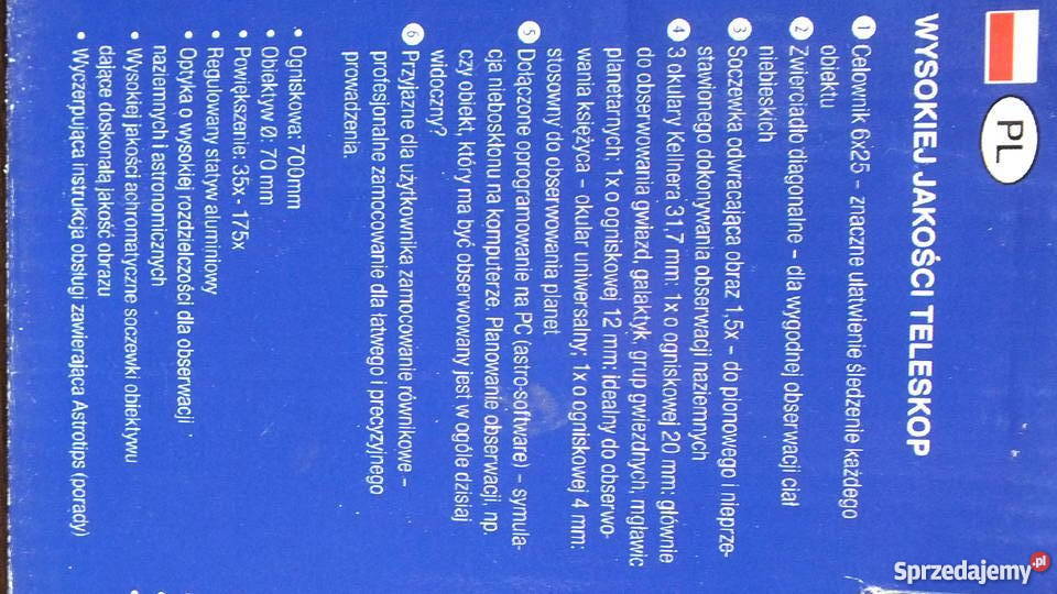 Teleskop wysokiej jakości BRESSER SKYLUX Kraków