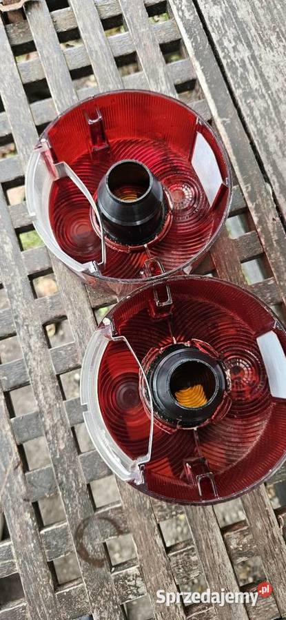2 sygnowane kloszeoryginał DDRIFA Stema Lampy tylne zachodniopomorskie Barlinek sprzedam