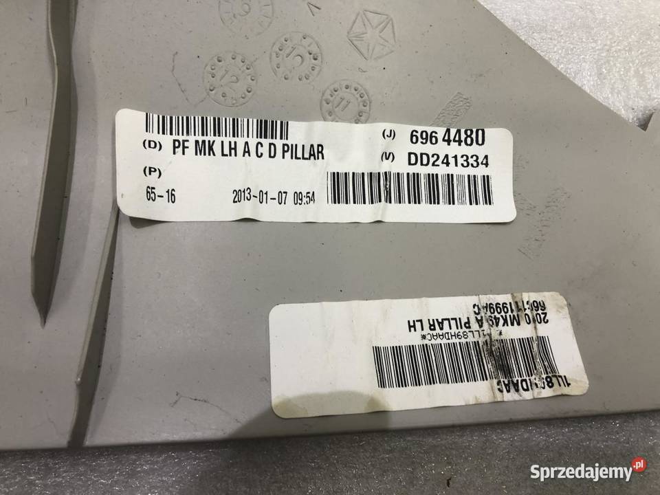 OSŁONA SŁUPKA LEWA A JEEP COMASS I 660111999AC sprzedam