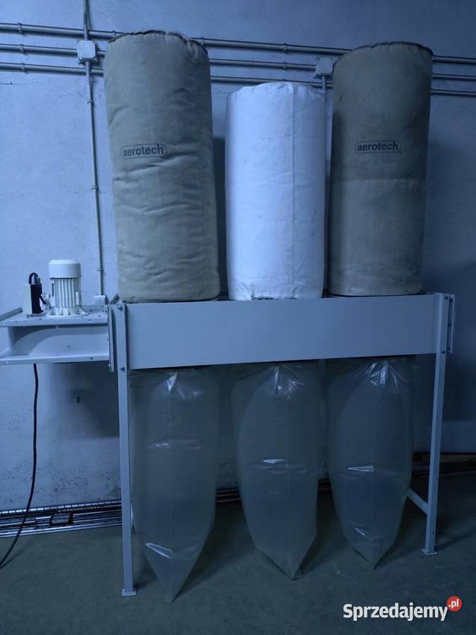Odciąg wyciąg trocin 3workowy AEROTECH sprzedam
