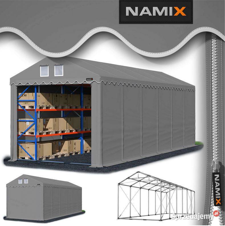 Namiot PRESTIGE 8x124m hala przemysłowa