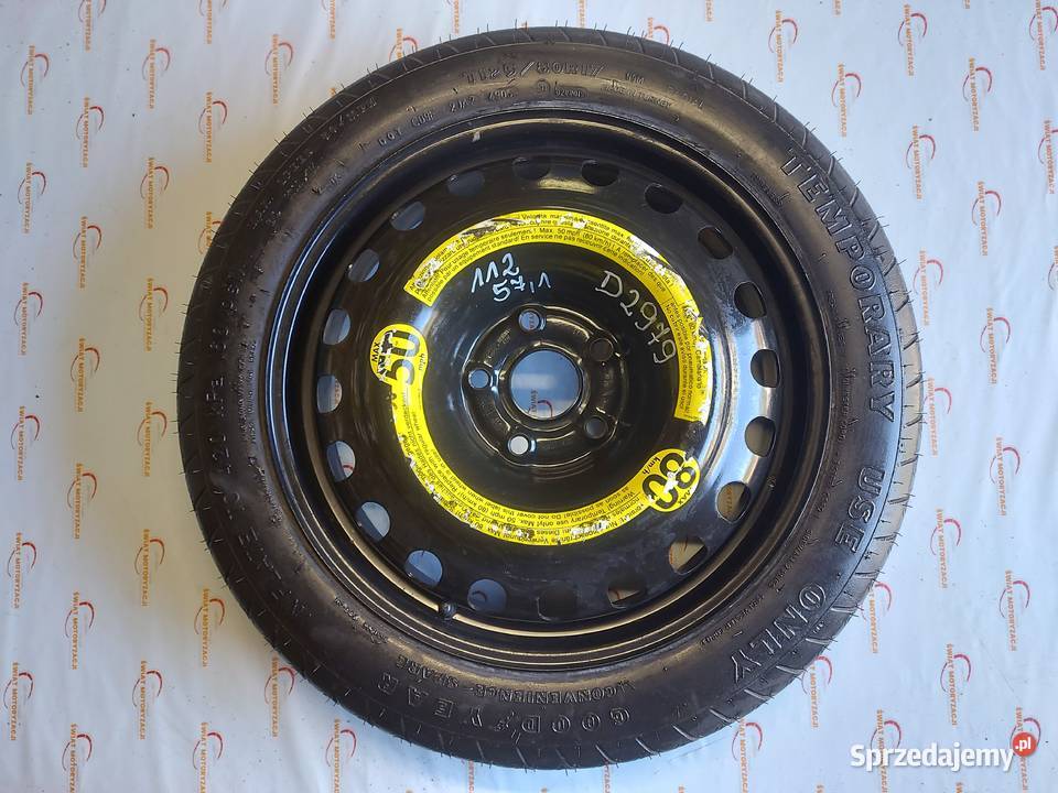 AUDI A4 B6 B7 koło dojazdowe 1258017 99M 5x112 Koła dojazdowe Kielce