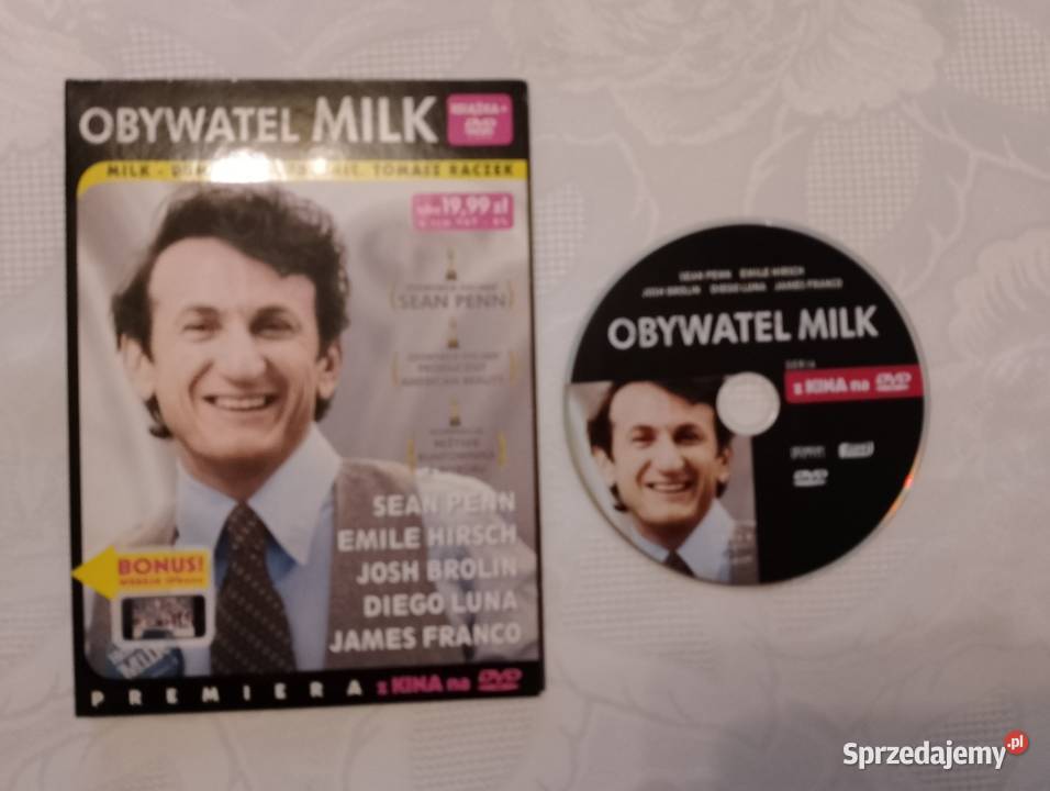 Film na DVD video OBYWATEL MILK książka dramat Oborniki