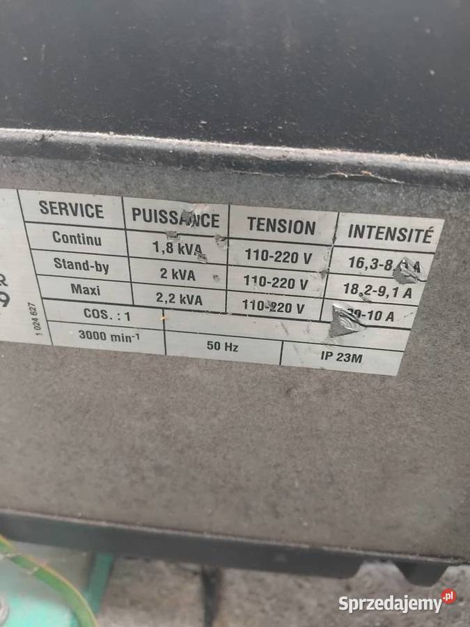 Agregat prądotwrczy kawasaki spalinowy Konina