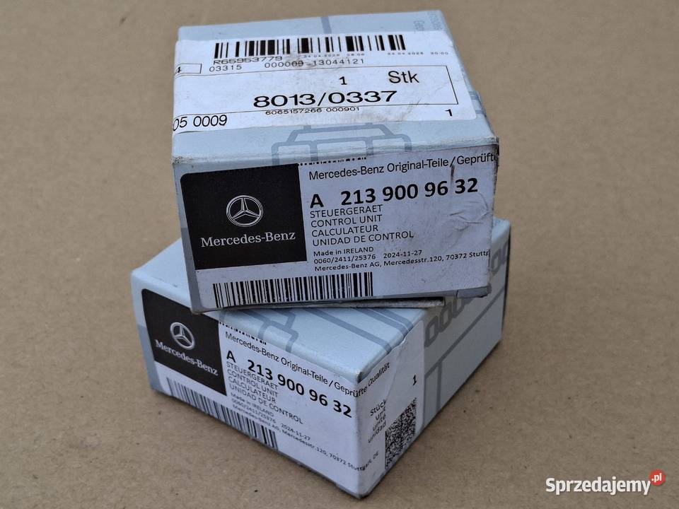 MERCEDES C W205 E W213 W238 CLS W257 CZUJNIK Kargowa