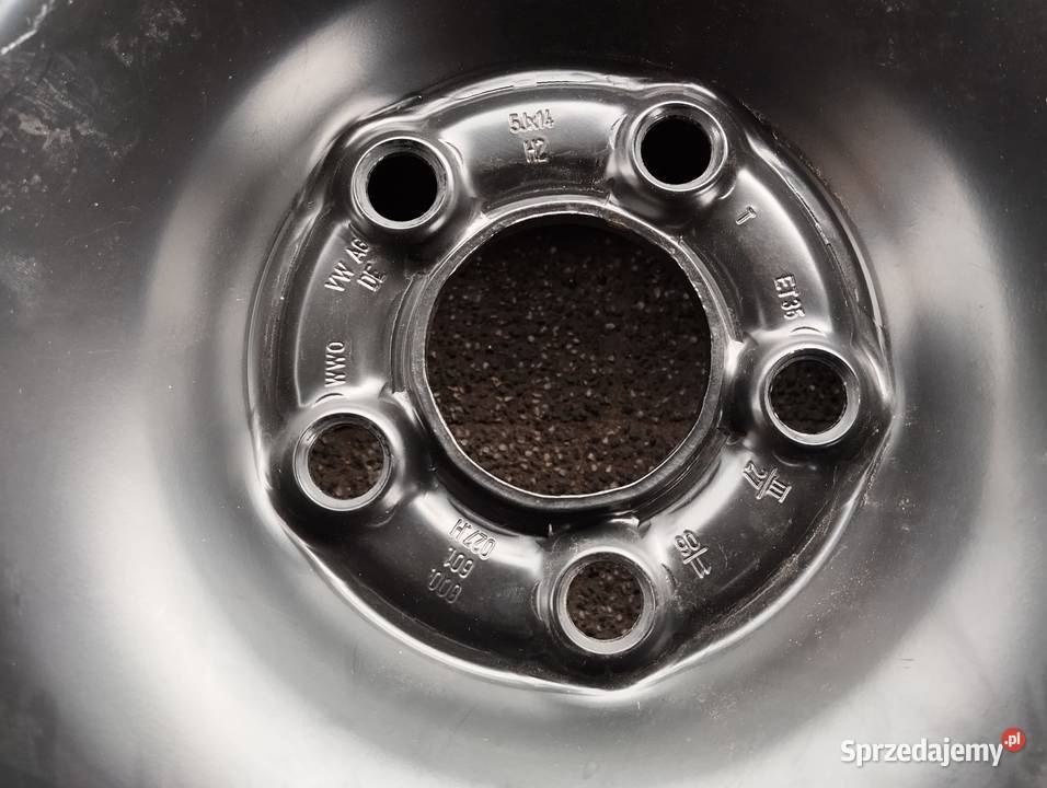 Felga Vw Skoda 14 5x100 5J ET35 6Q0601027H Kamieniec