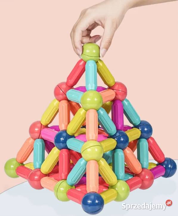 Klocki magnetyczne konstrukcyjne do układania 3 lata+ podkarpackie Rzeszów