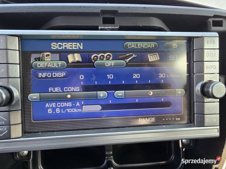 Subaru Forester 3 SH radio KENwood dotykowe Legnica