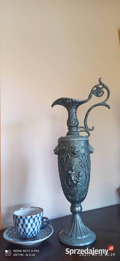 Stary zdobiony dzban karafka Made in Italy Gdańsk