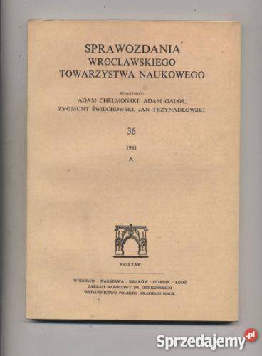 Sprawozdania Wrocławskiego Towarzystwa Naukowego Pozostałe Szczecin
